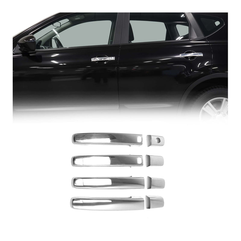 Couverture de poignée de porte pour Nissan Qashqai 2007-2014 en Acier Inoxydable