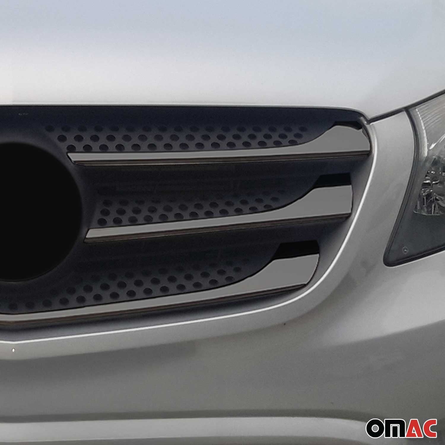 Moulure de Grille de Calandre pour Mercedes Vito W447 2014-2019 Chromé 5Pcs