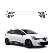 Barres de toit pour Renault Clio Sportourer 2013-2019 90kg Alu Gris 2x