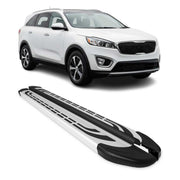 Marchepieds Latéraux pédale pour Kia Sorento 2014-2020 Aluminium Gris 2Pcs