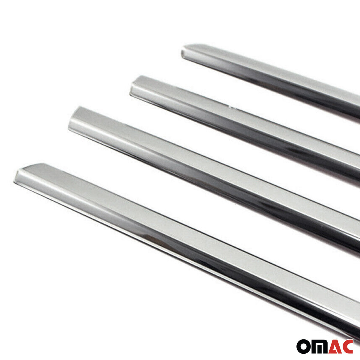 Baguettes pour contour Latérales pour Fiat Tipo Kombi 2015-2026 Chromé inox