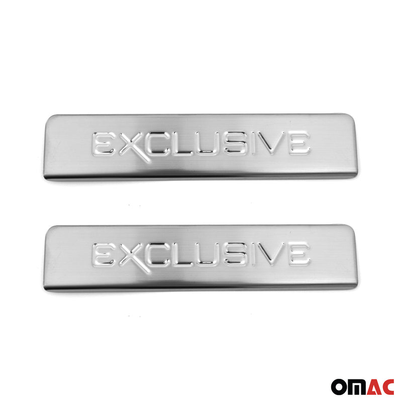 Seuils de porte pour VW Peugeot 508 4-5 Portes 2010-2018 inox Chromé