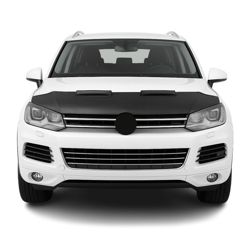 Protège Capot pour VW Touareg 2010-2015 Masque de voiture vinyle Noir