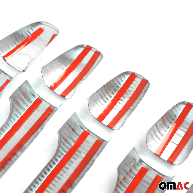 Couverture de poignée de porte pour Mercedes Sprinter 2018-2025 Acier Inox 8Pcs