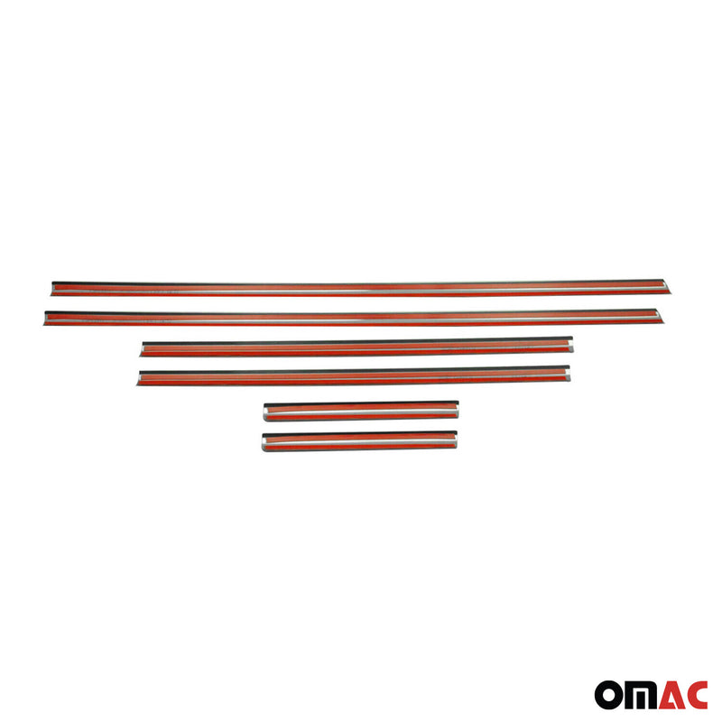 Baguettes pour contour Latérales pour Hyundai Getz 2002-2011 acier inox chrome