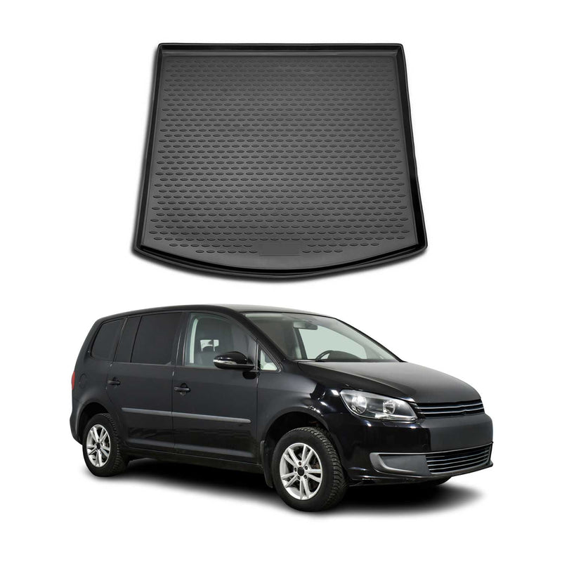 OMAC Tapis de coffre pour Volkswagen Touran 2003-2010 7 places en caoutchouc
