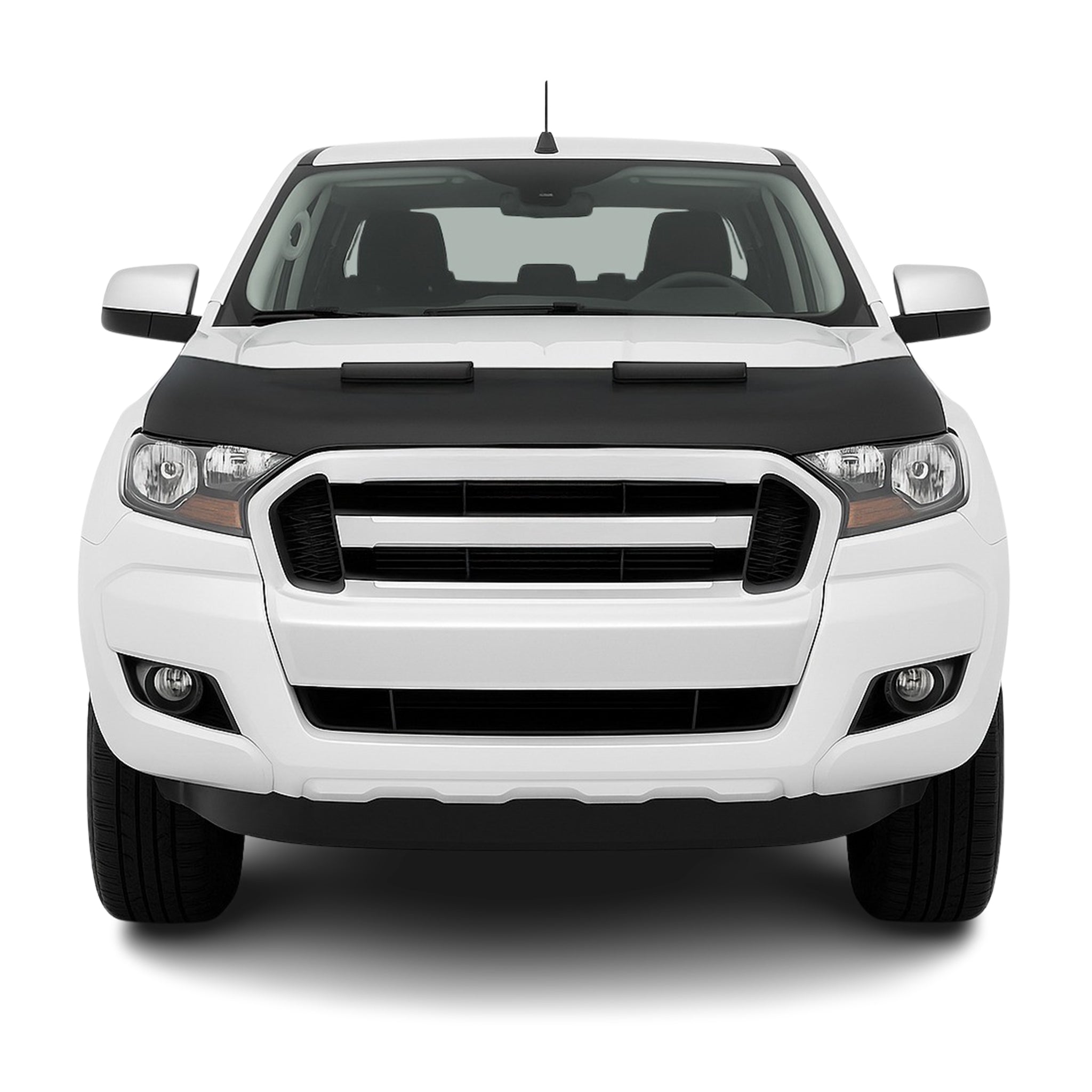Protège Capot pour Ford Ranger 2015-2021 Masque de voiture vinyle Noir