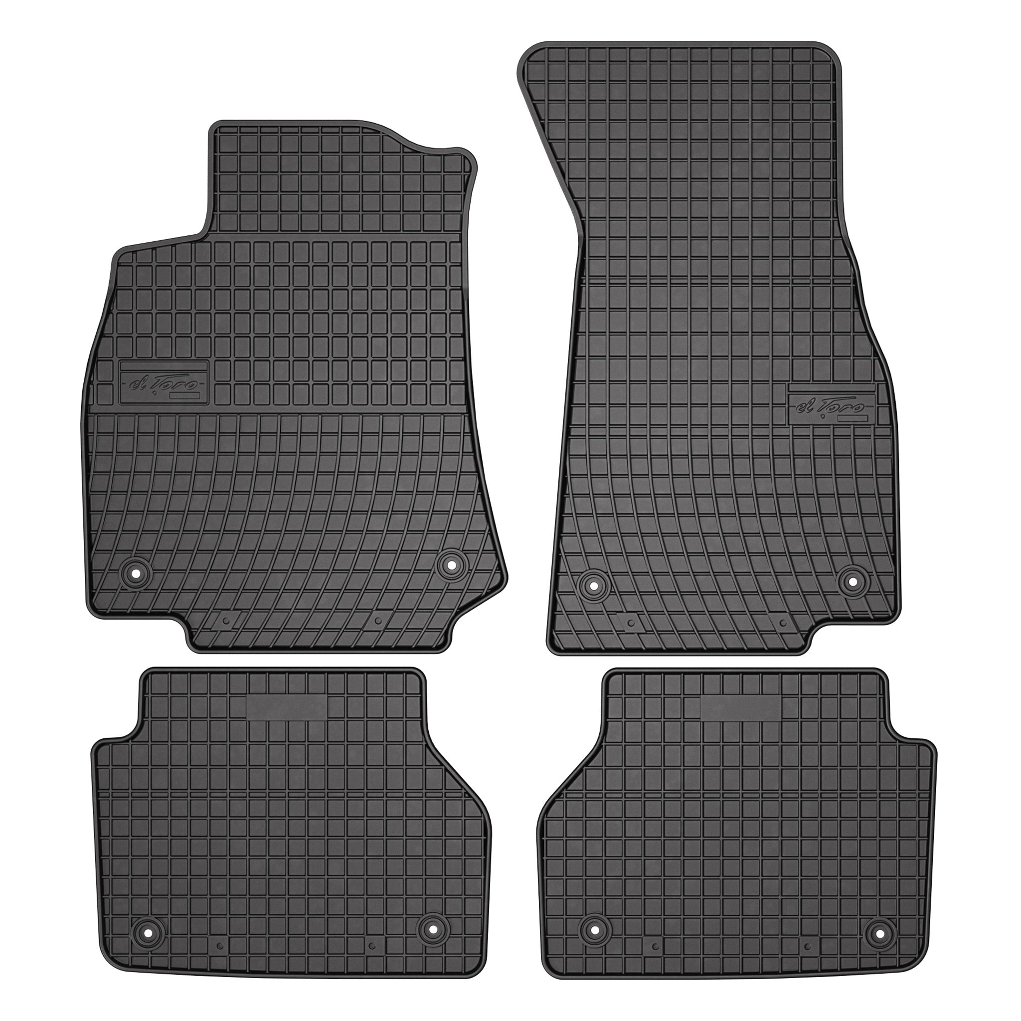 OMAC Tapis de sol pour Audi A7 C8 4K8 Sportback 2018-2026 Noir en caoutchouc
