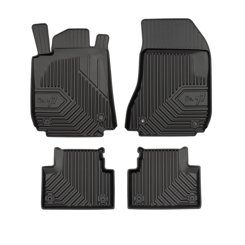 Tapis de Sol de Voiture pour Alfa Romeo 159 2005-2011 TPE Imperméable Noir 4Pcs