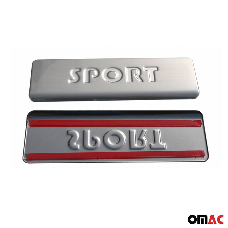 Seuils de porte pour Ford Focus 1998-2004 Sport en acier inox Chromé