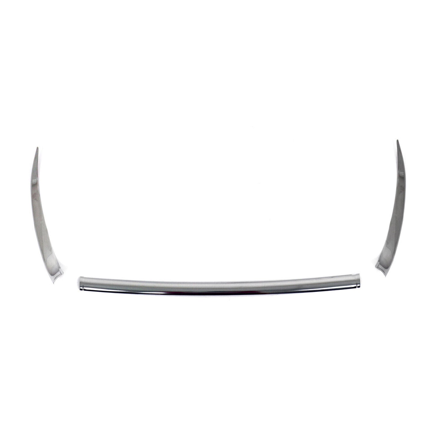 Moulure de Grille de Calandre pour Peugeot 2008 II 2019-2023 Pre-FL Chromé 3Pcs