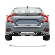 Garniture de Hayon Coffre pour Honda Civic 2015-2020 acier inox