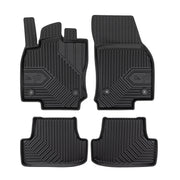 Tapis de Sol de Voiture No.77 pour VW T-Roc 2017-2025 TPE Antidérapant Noir 4Pcs