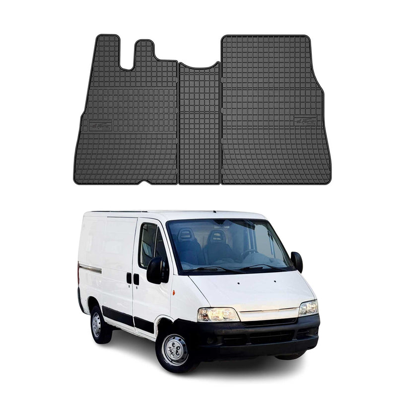 Tapis de Sol pour Citroen Jumper 1994-2006 Caoutchouc Noir