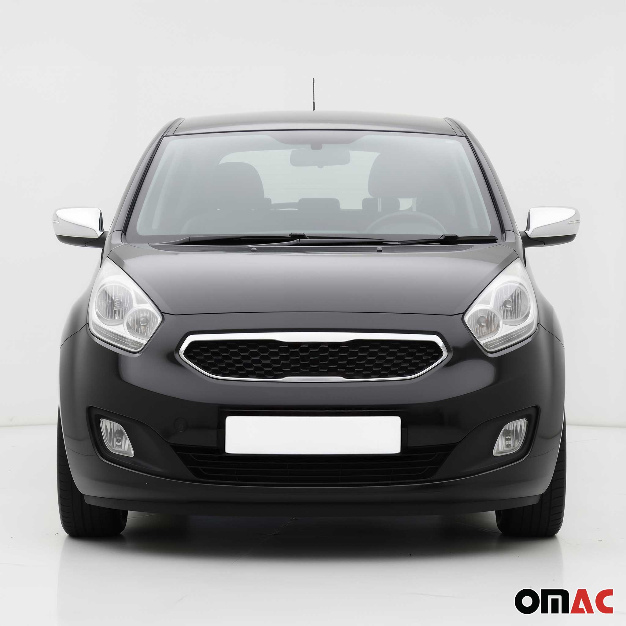 Coques de Rétroviseurs pour Kia Venga 2009-2019 2x Acier Inox Chromé