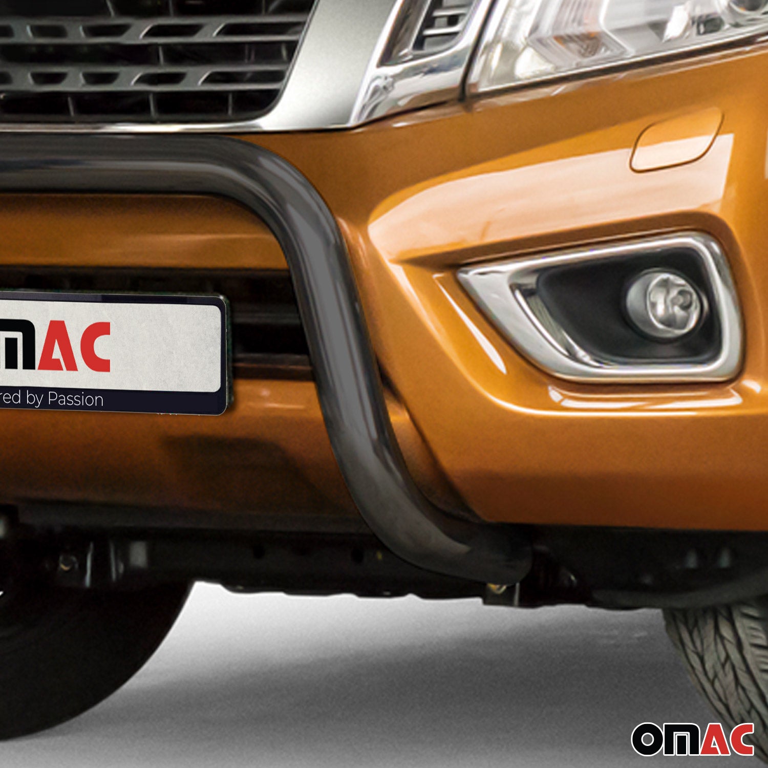 Pare-Buffle Avant Pour Nissan Navara NP300 2015-2026 Acier Noir