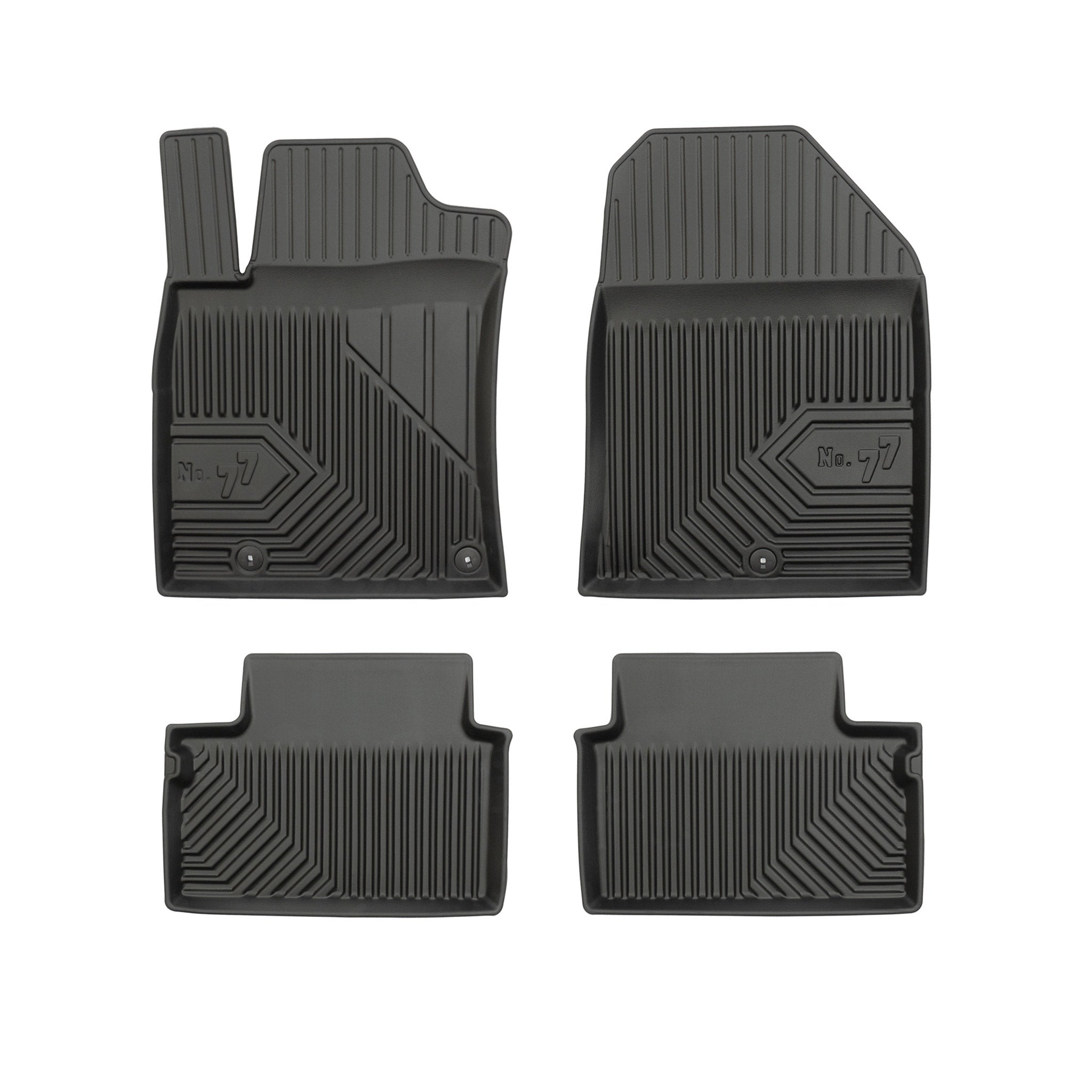 Tapis de Sol de Voiture pour Hyundai i30 III 2017-2026 TPE Imperméable 4Pcs