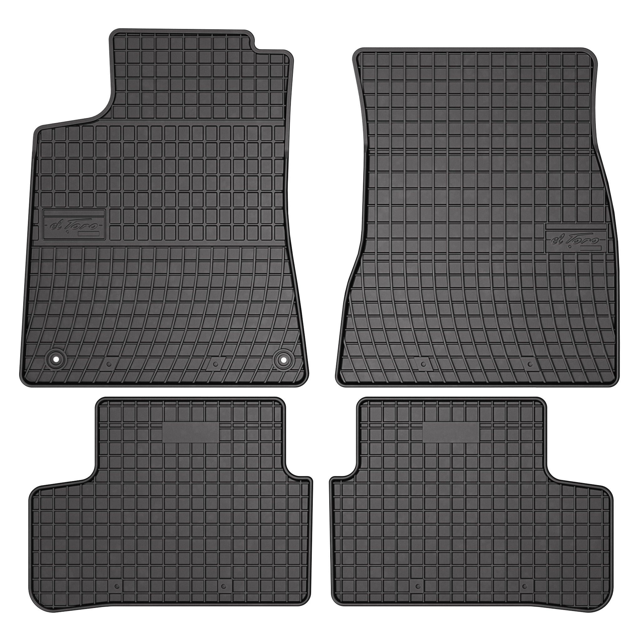 OMAC Tapis de Sol pour Mercedes Classe CLA C118 2019-2026 Caoutchouc Noir