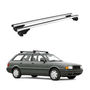 Barres de toit Transversales pour Audi 80 Avant 1991-1996 TÜV Aluminium Gris 2x