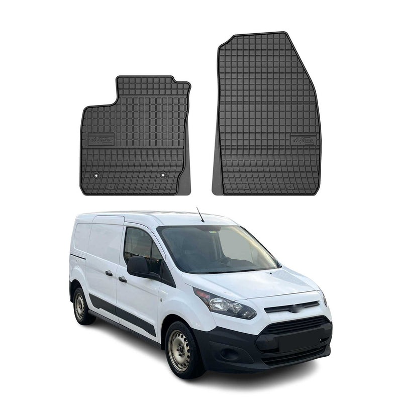 Tapis de Sol pour Ford Transit Courier 2014-2023 Caoutchouc Noir