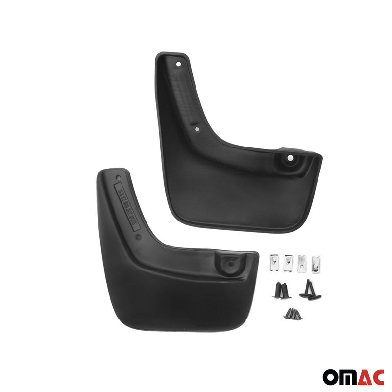 Bavettes Garde Boue pour Mazda 3 2010-2013 Avant et Arrière Plastique Noir 4 Pcs