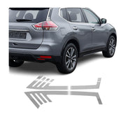 Garniture de Spoiler - pour Nissan X-Trail 2014-2021 inoxy chromé