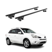 Barres de toit transversales ABE pour Renault Koleos I 2008-2017 5 P Alu Noir 2x