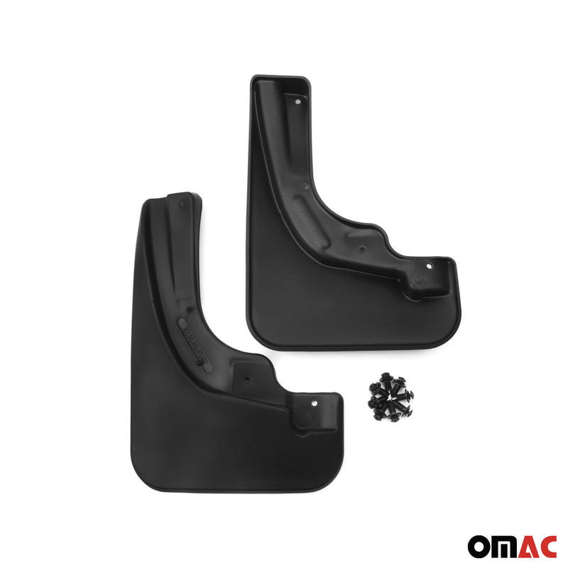 Bavettes Garde Boue pour Opel Corsa D 2006-2015 Avant et Arrière Noir 4Pcs