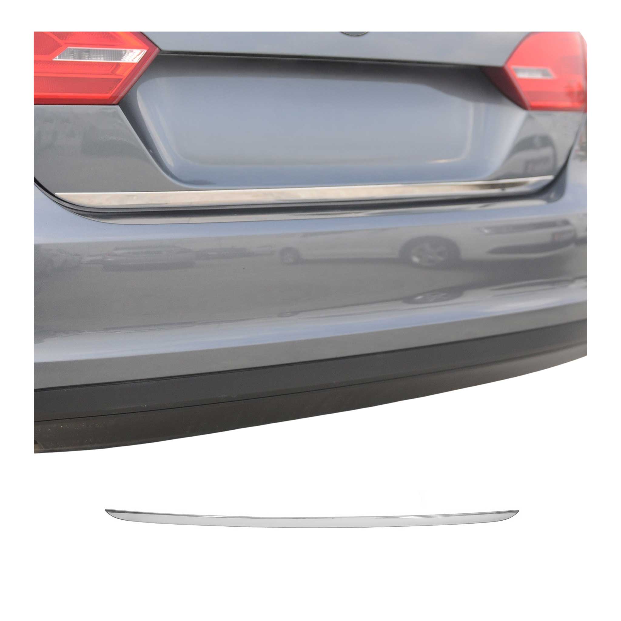 Garniture de Hayon Coffre pour VW Jetta 2010-2014 acier inox