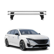 Barres de toit transversales pour Peugeot 308 Break III 2021-2026 Alu Gris 2x