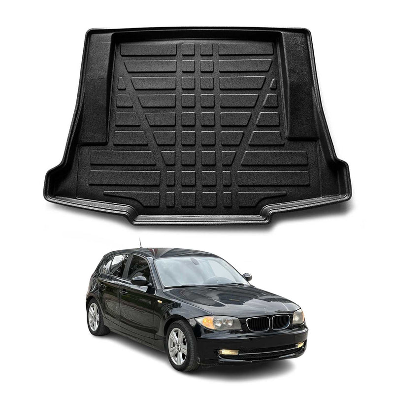 Tapis de coffre pour BMW Série 1 E87 HB 5 portes 2004-2011 caoutchouc TPE Noir
