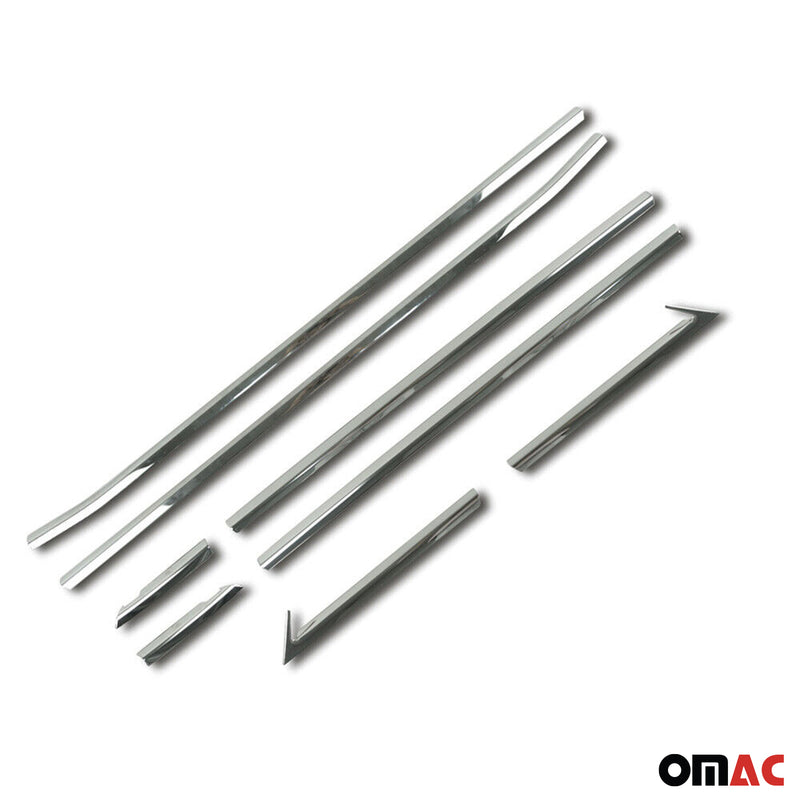 Garniture de Fenêtre pour Opel Crossland X 2017-2025 Acier Inox 8Pcs