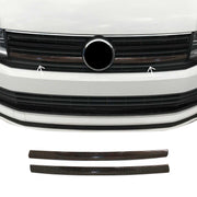 Moulure de Grille de Calandre pour VW T6 2015-2019 Highline Carbone Rouge 2x