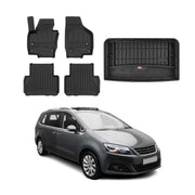 Kit Tapis de Sol et Coffre pour Seat Alhambra 2010-2020 TPE Noir