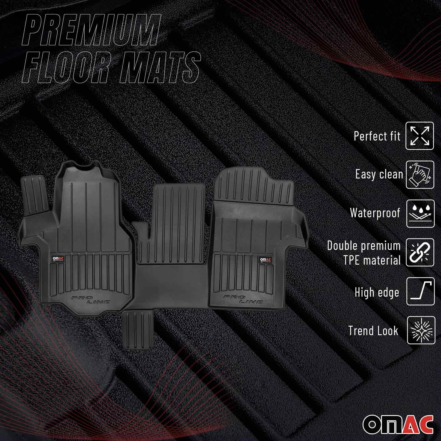 Tapis de Sol pour MAN TGE 2017-2022 TPE Noir