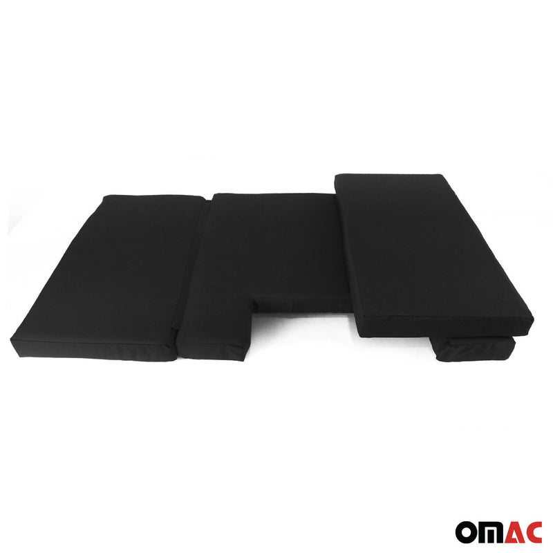 Matelas de Camping Pliable pour Mercedes Vito W447 2014-2025 Noir Polyester