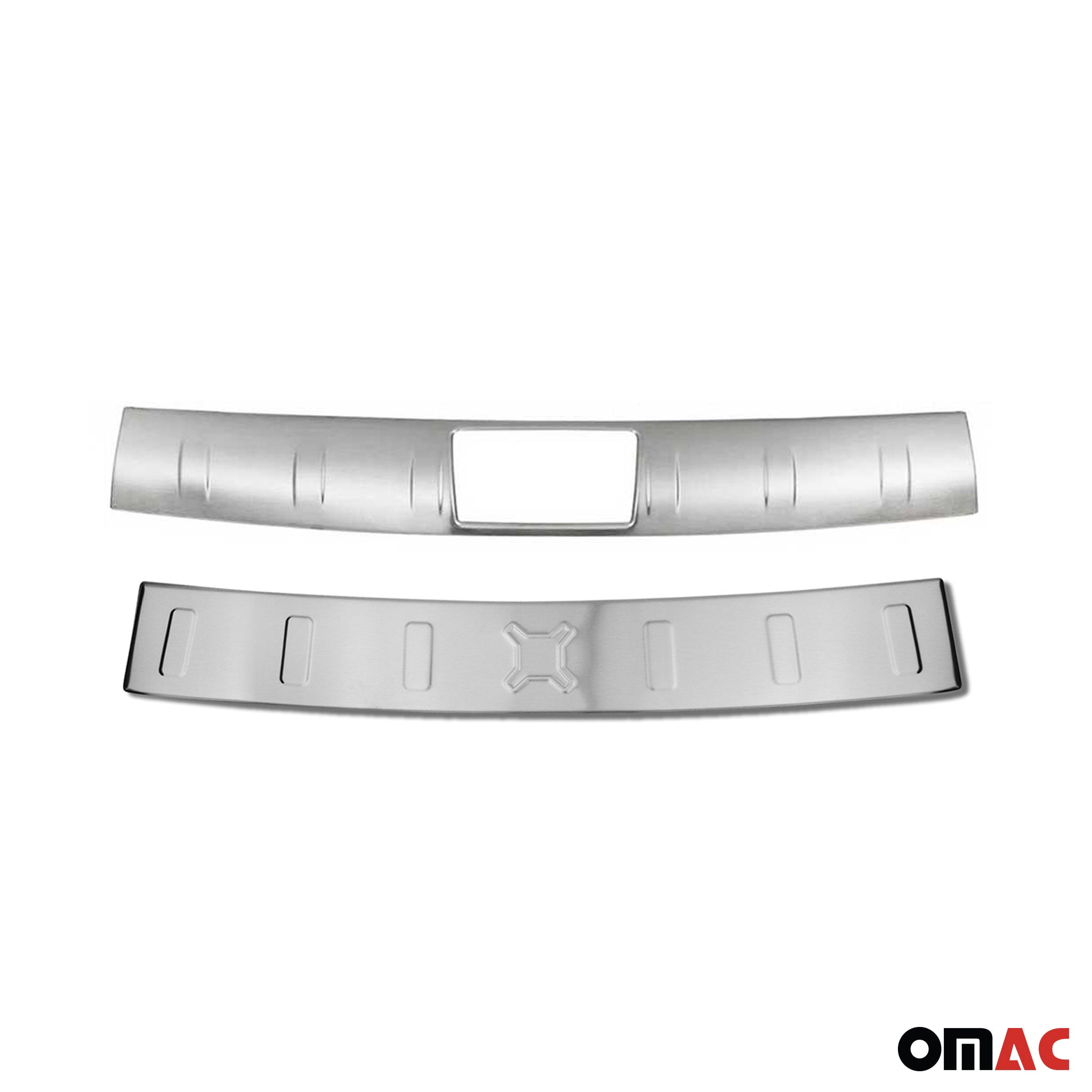 Kit Protection de Pare-Chocs arrière pour Jeep Renegade 2014-24 Brossé inox 2Pcs