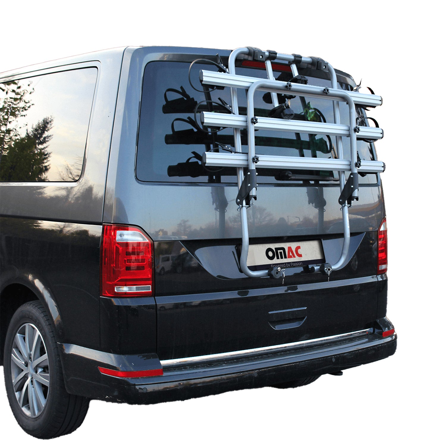 Menabo porte-vélos sur hayon pour VW T5 Transporter Multivan Caravelle Alu
