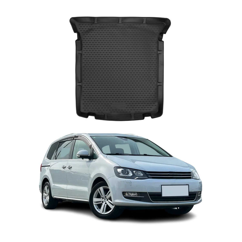 OMAC Tapis de coffre pour Volkswagen Sharan 2010-2022 sur mesure en caoutchouc