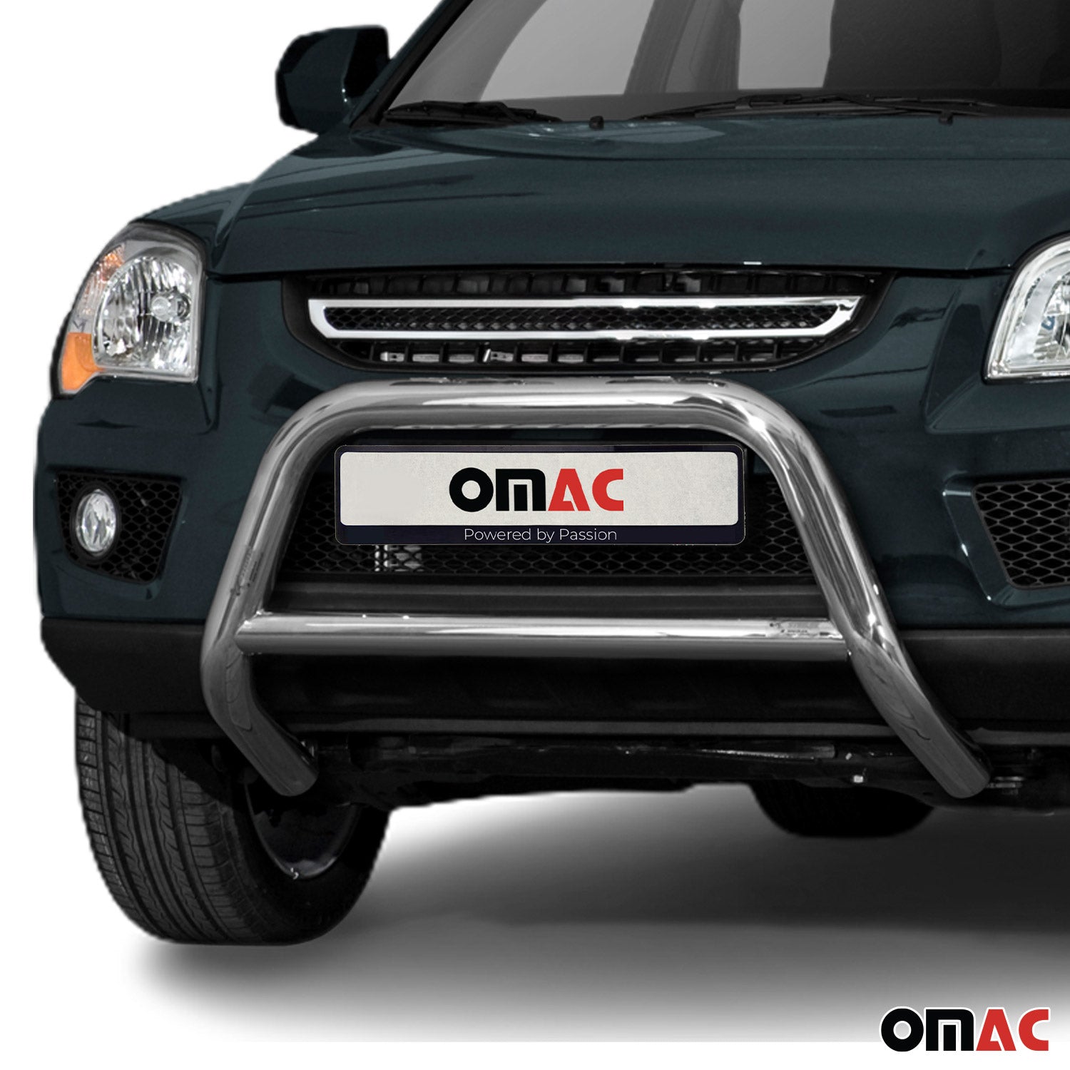 Pare-Buffle Avant Pour Kia Sportage 2008-2010 Argent