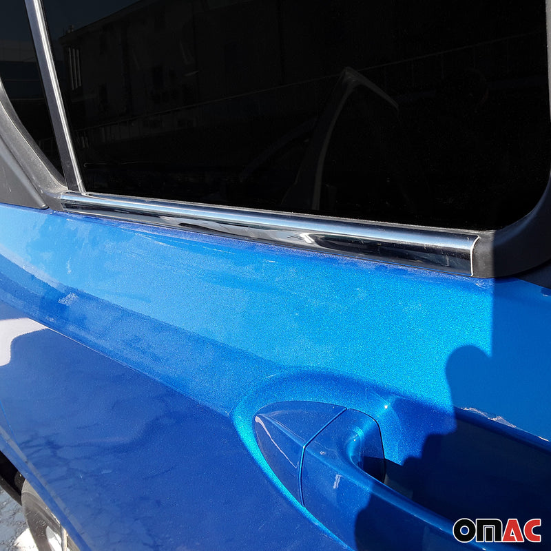 Garniture de Fenêtre pour Ford Tourneo Courier 2023-2025 Argent 4x