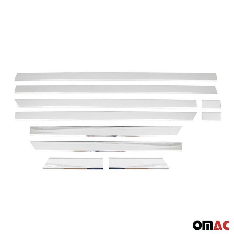 Baguettes de porte pour Mercedes Sprinter W906 2006-2018 inox chrome L3 Long