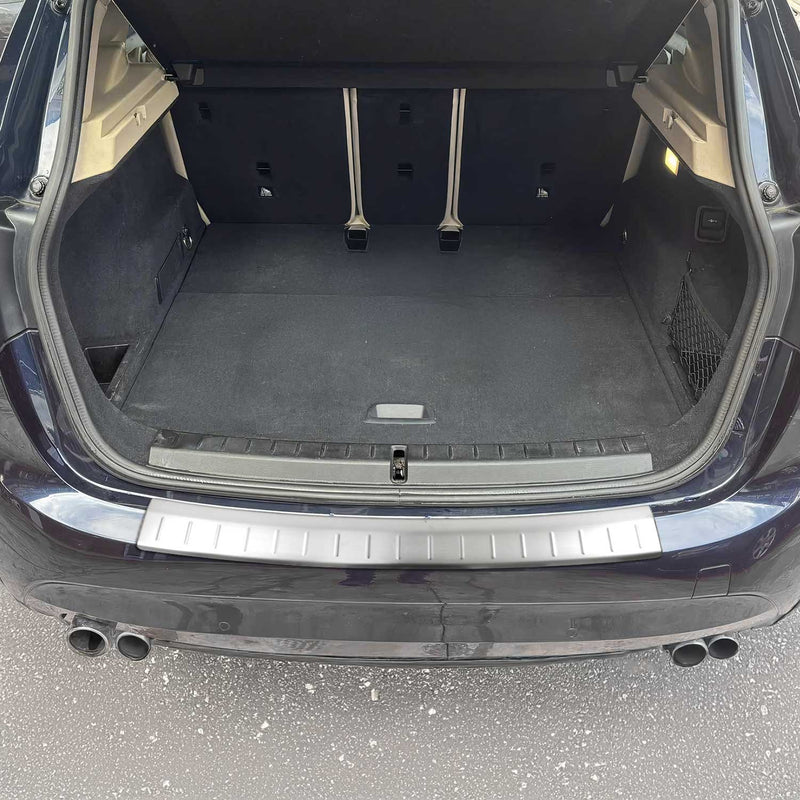 Protection seuil de pare-chocs arriére pour BMW Série 2 F45 2014-2021 Brossé
