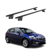 Barres de toit transversales pour BMW Serie 2 Active Tourer F45 2014-21 Noir ABE