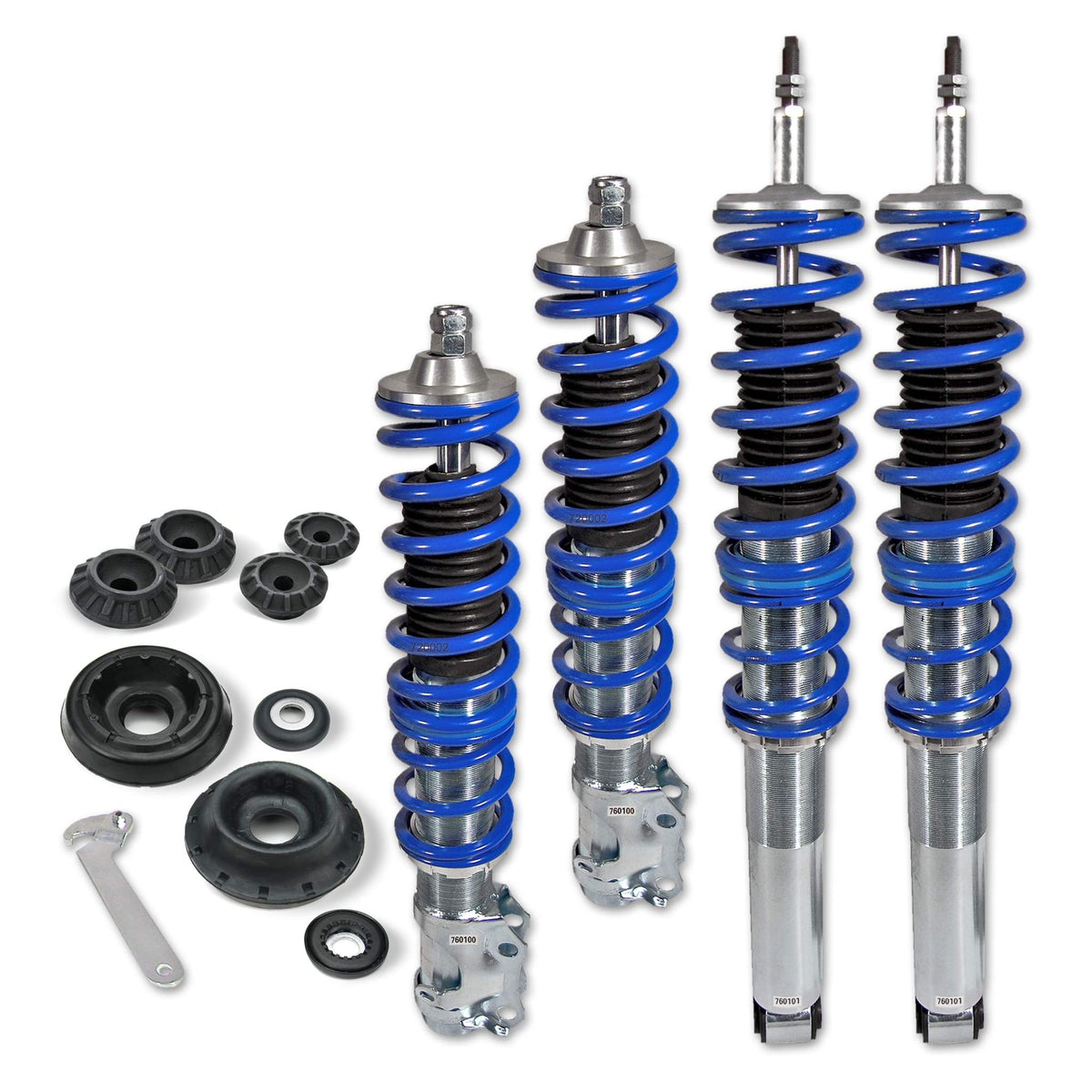 JOM BlueLine Combinés Filetés pour VW Golf 3/Vento 1994-1997 et Cabriolet 1993-1998