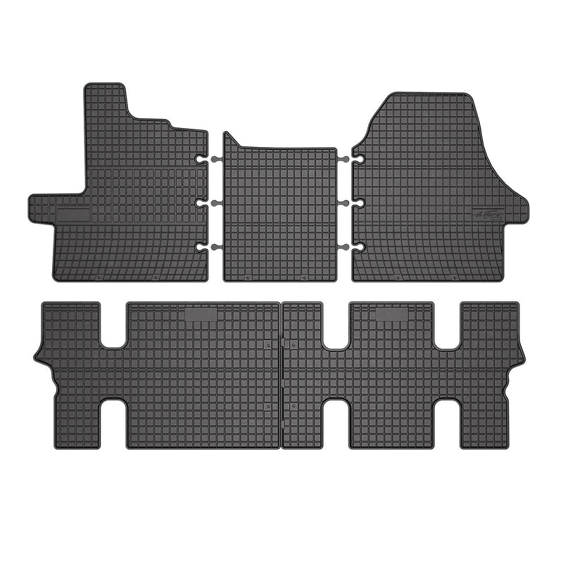 Tapis de Sol pour Citroen Jumper II 2006-2024 Caoutchouc Noir 5x Set