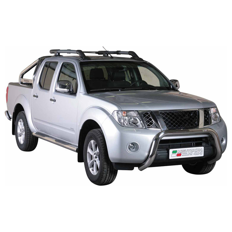 Pare-buffle Avant pour Nissan Navara 2010-2014 76 mm en Acier Gris