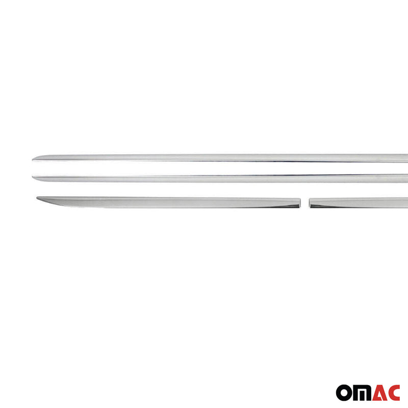 Garniture baguette de porte latérale pour BYD Atto 3/Seal U 2022-2025 inox 4Pcs