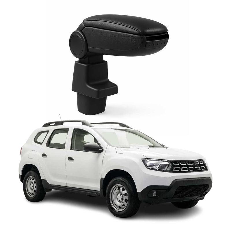 Accoudoir pour Dacia Duster 2018-2024 Vinyl Abs Noir