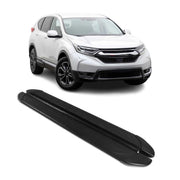 Marchepieds Latéraux pédale pour Honda CR-V 2017-2021 2Pcs Aluminium Noir